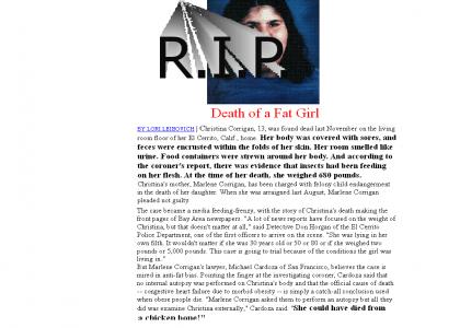 R.I.P. Fat Girl *edit*