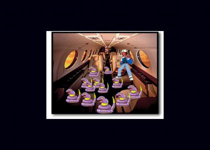 pokemon on a plane