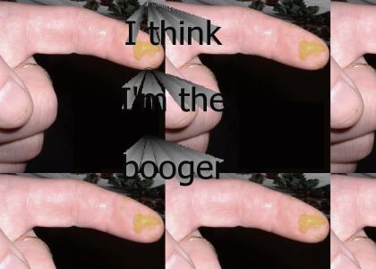 I think I'm the booger!