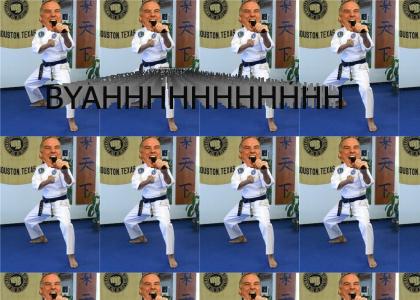 Howard Dean is a Karate Master (reverse sound)