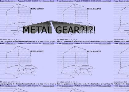 METAL GEAR!?!?!