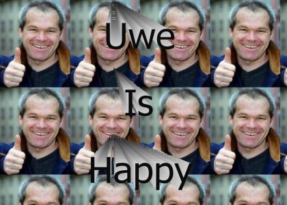 Uwe Boll is happy