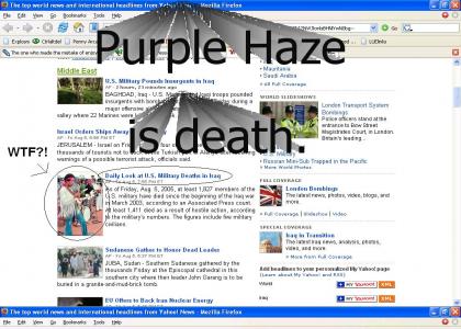 Yahoo News claims Jimi Hendrix kills military soldiers in Iraq.