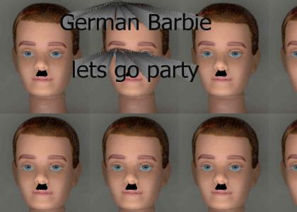 german barbie lets go party