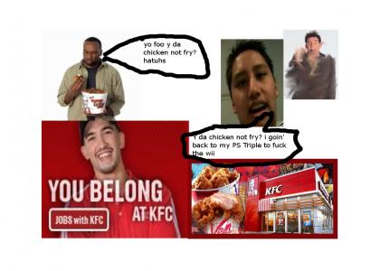 Black KFC guy gets mad at the grilled KFC chicken with Chad Daddy so I go to KFCs website and get dumb images for this site and
