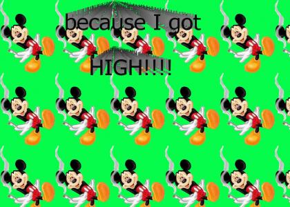 BECAUSE I GOT HIGH