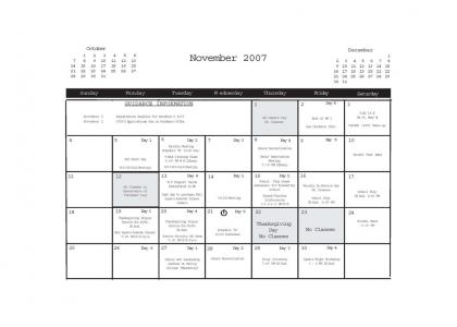 calendar of eventz