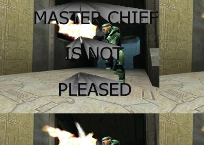Master Chief is not pleased