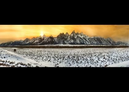 Grand Tetons stares into your soul