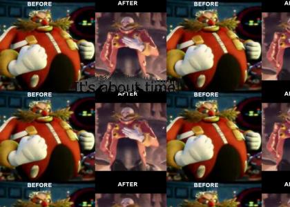 Eggman lost weight for Sonic Next-Gen!