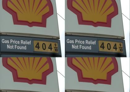 Error $4.04 Gas price relief not found