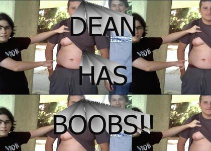 dean has boobs