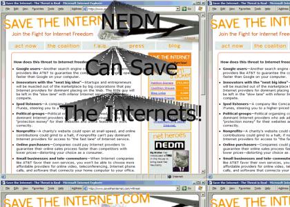 NEDM can save the Internets!