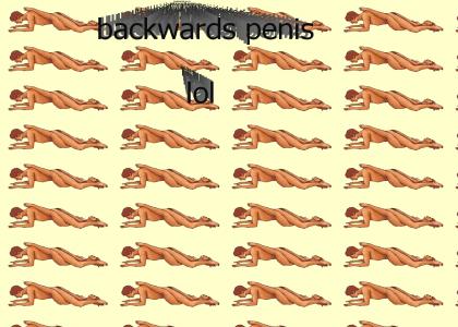 amazing backwards penis