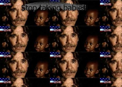 Trebek is Geraldo's Baby