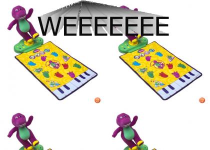 Everyone Loves The Barney Move and Groove Dance mat