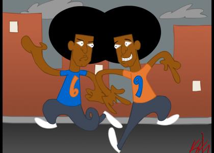 Siamese Twins Attached At The Afro