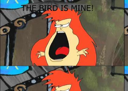 The bird is mine!