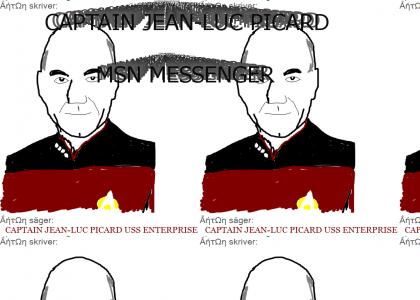 Captain Jean-Luc Picard of the MSN Messenger