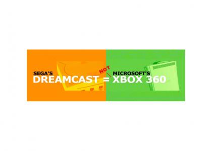 Xbox 360 = NOT Dreamcast