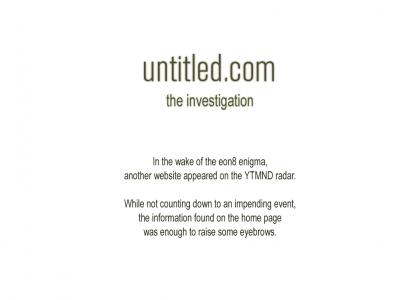 The NEW eon8: Untitled.com, another investigation from YTMND