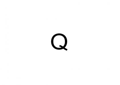 THE LETTER "q"