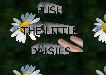 push the little daisies!