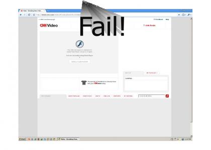 CNN.com Video + Chrome = Epic Fail
