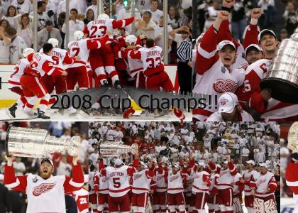 Red Wings Win The Cup!!!