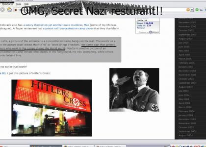 OMG, Secret nazi resturant!!! V.2 Now with flashing hitler