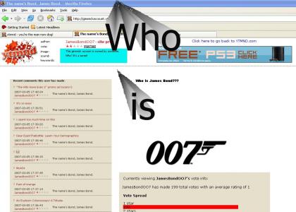 Who is 007?