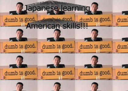 Japanese learning American skills