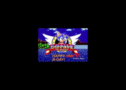 Happy 45th Anniversary Sonic