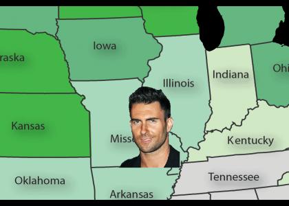 Where in the World is Adam Levine?