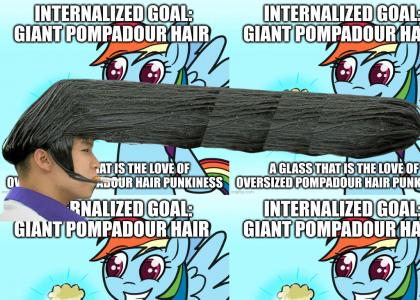 extend the punkiness of your pompadour extend the punkiness of your pompadour