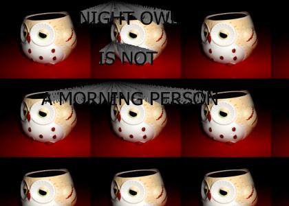 Just Because It's a Coffee Mug Doesn't Mean Night Owl Likes Mornings