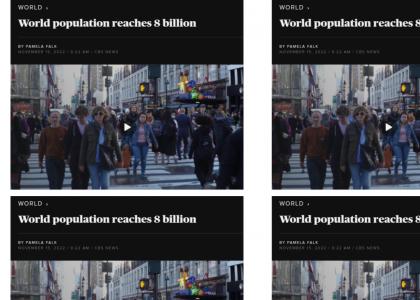 World population hits 8 billion people