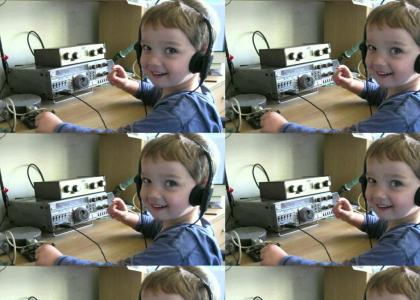 Is this a 6-year-old kid on shortwave?