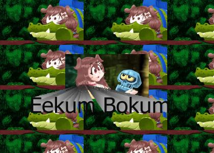 Inugami Korone calls out "Eekum Bokum" on banjo and kazooie