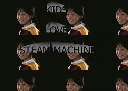 Kids Go Crazy For The Steam Machine!
