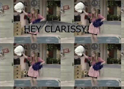 Hey, Clarissy Cheerleads It All