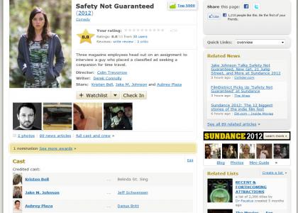 Safety Not Guaranteed: The Movie