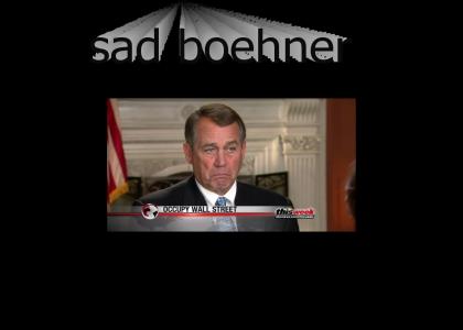 Boehner Has A Sad