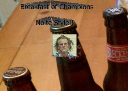 Nick Nolte's Breakfast