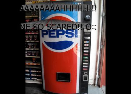 I am scared of vending machines