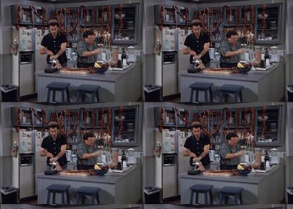 Kramer and Newman make Sausages