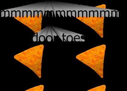door eat toes