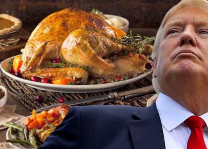 President Donald Trump pardons Thanksgiving turkey