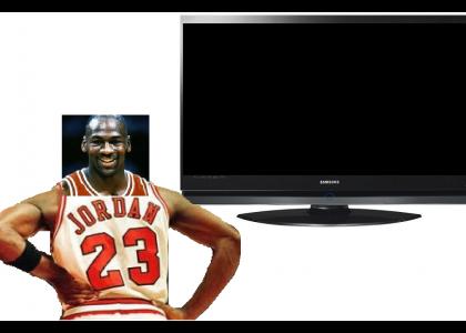 Michael Jordan watches 23 different channels on scottiepimpin's 23rd birthday and changes the channels with his mind