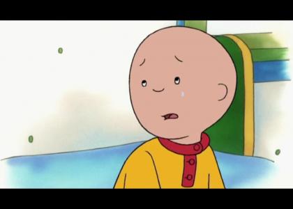 Vinegar Caillou is crying